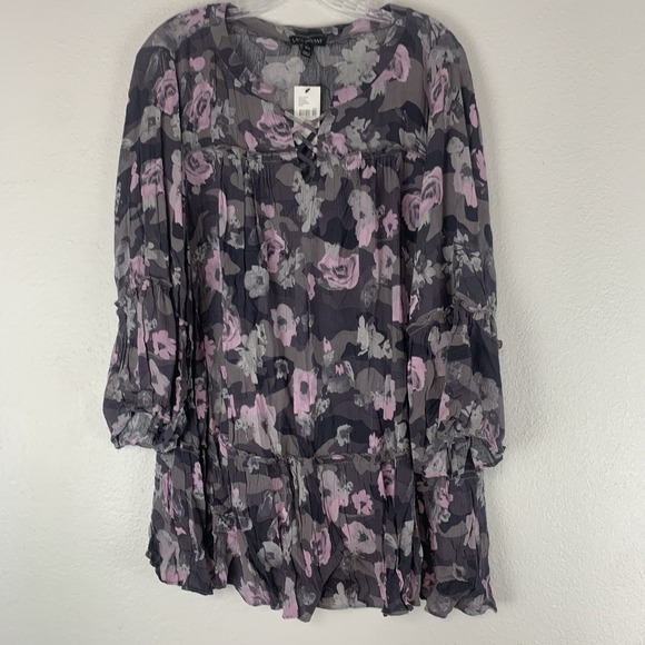 Lane Bryant Tops - Lane Bryant Top Womens 14/16 Floral Flare 3/4 Sleeve Blouse Boho Rayon‎ Romantic